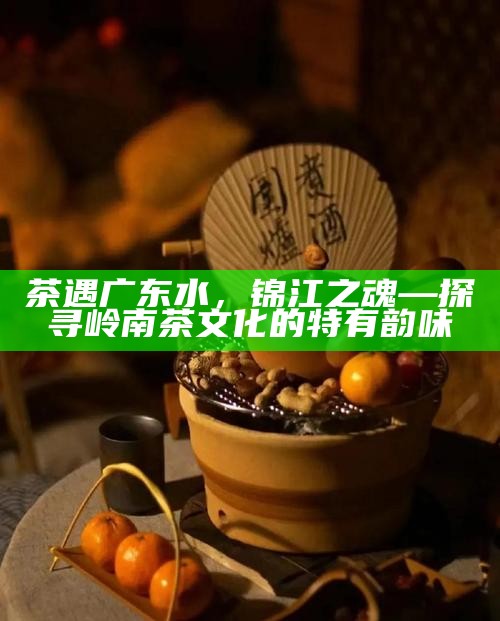 茶遇广东水，锦江之魂—探寻岭南茶文化的特有韵味